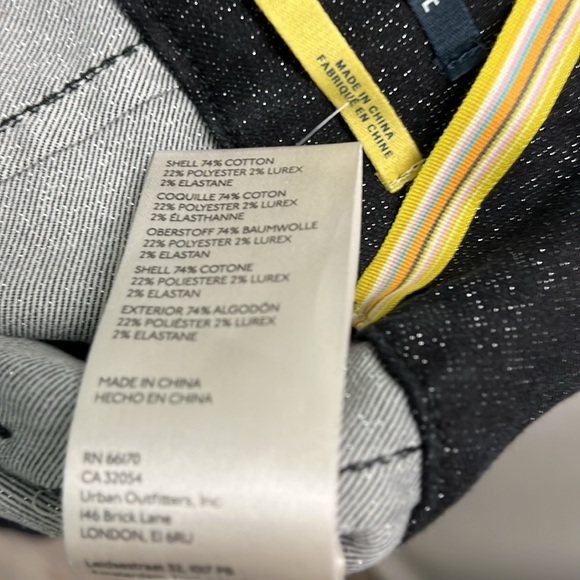 ✨ Anthro The Colette Sparkle Edition Cropped Wide-Leg Jeans by Maeve - Picture 11 of 11